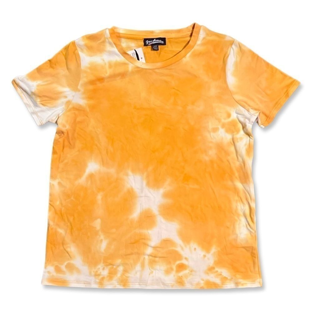 Nordstrom | Freshman by Nordstrom Orange Tie-Dye Tee